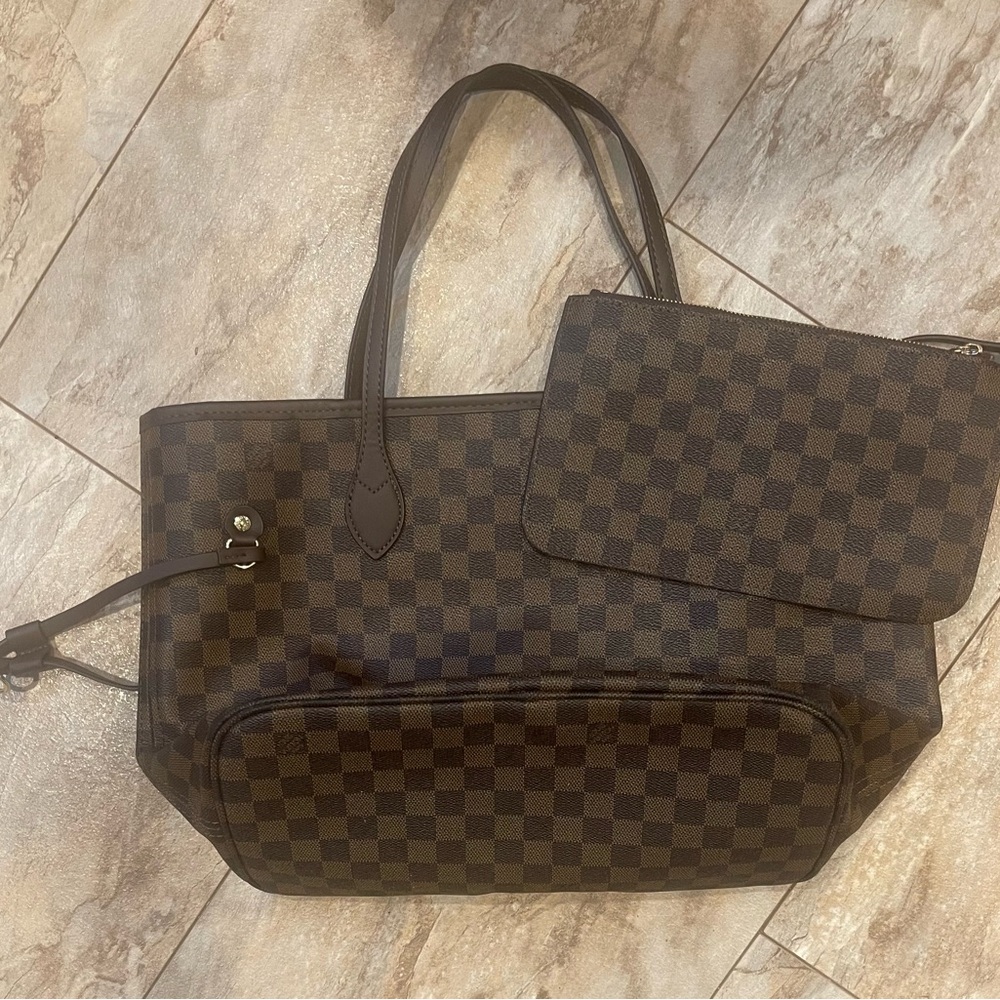 Elegant Brown Designer Tote Bag